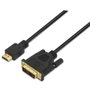 Aisens Cable DVI 18+1 a HDMI tipo A 1,8m Negro